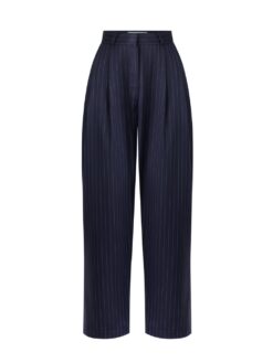 Classic Wool Pants in Pinstripe