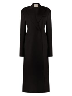 Structured coat in wool